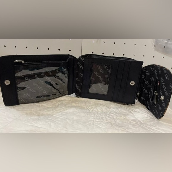 Simply Go Leopard Combo Cell Phone Wallet or Crossbody Case Bag EUC - Picture 4 of 4